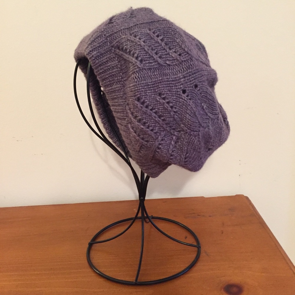 Nordstrom Lavender Cashmere -blend Knit Hat